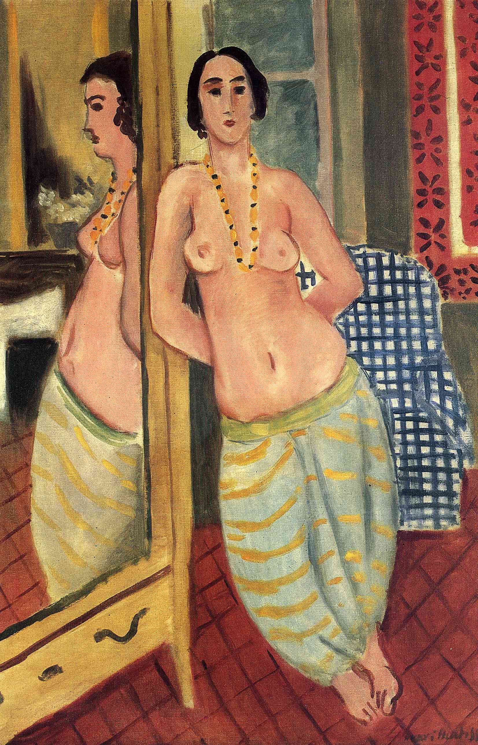 Standing Odalisque Reflected in a Mirror (1923).