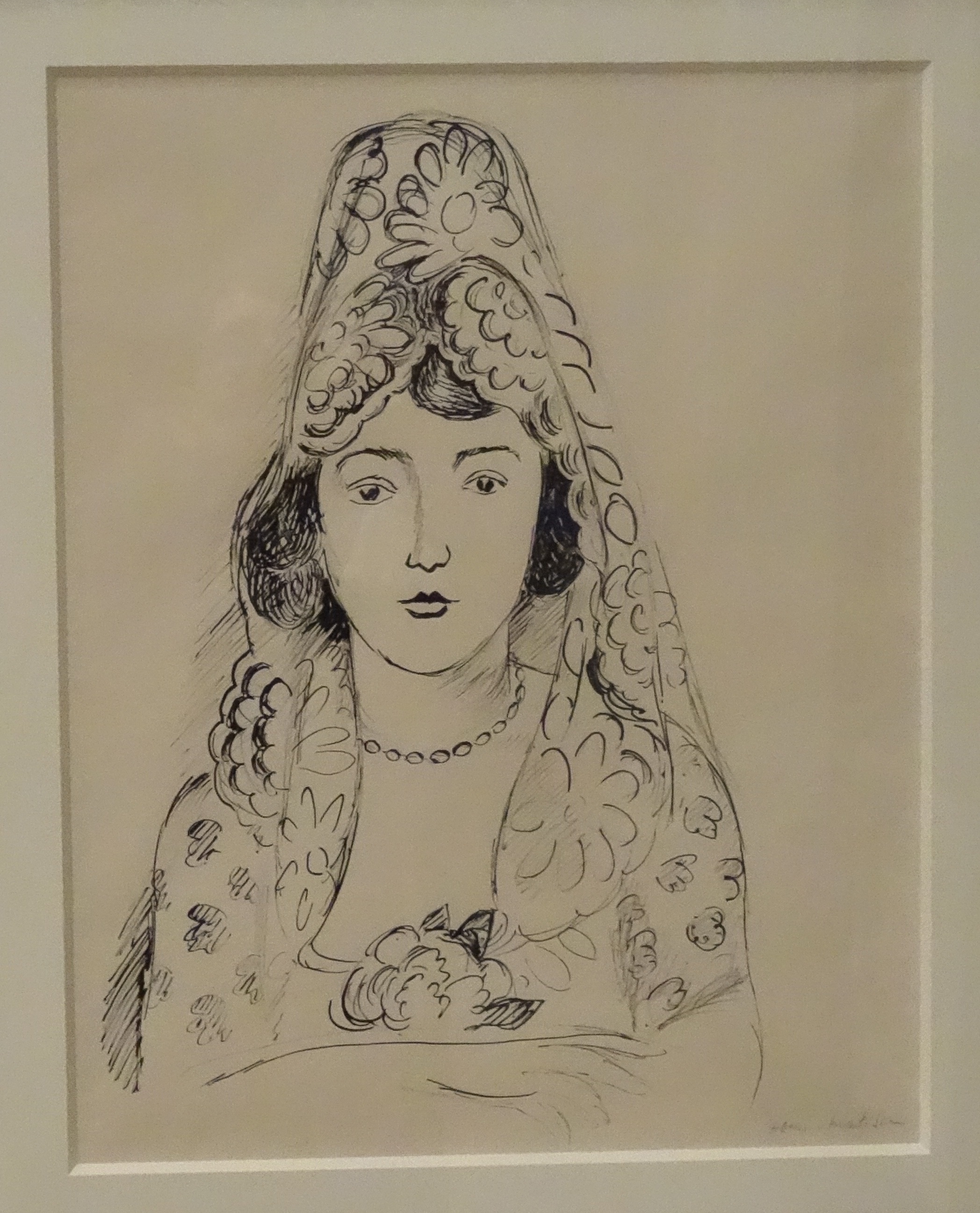 Женщина в накидке (1923).
