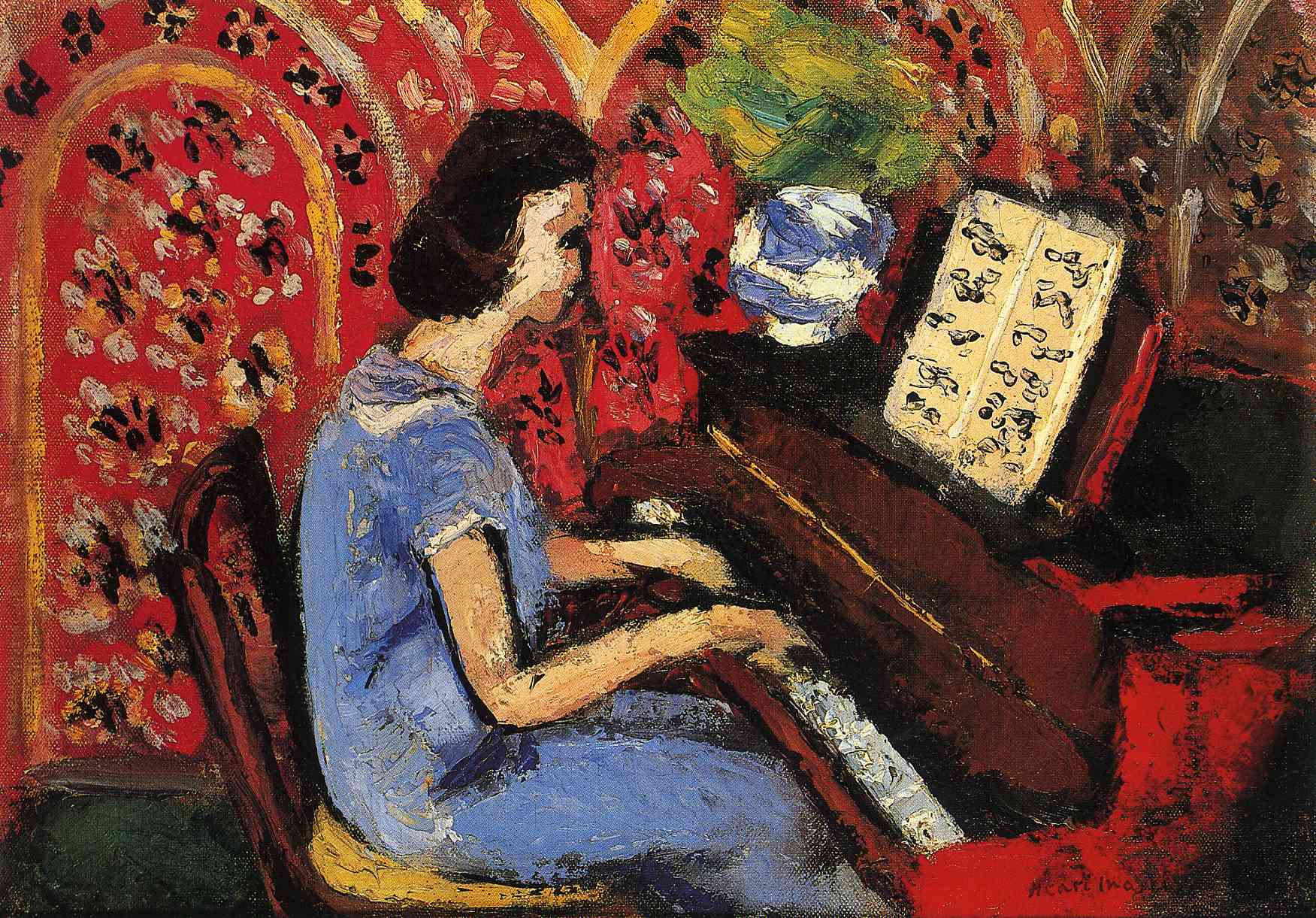 Woman at the Piano (1924).