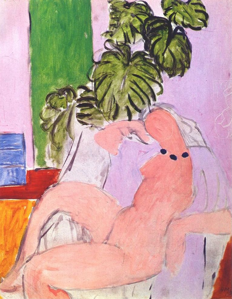 Nude in Armchair and Foliage (1937).