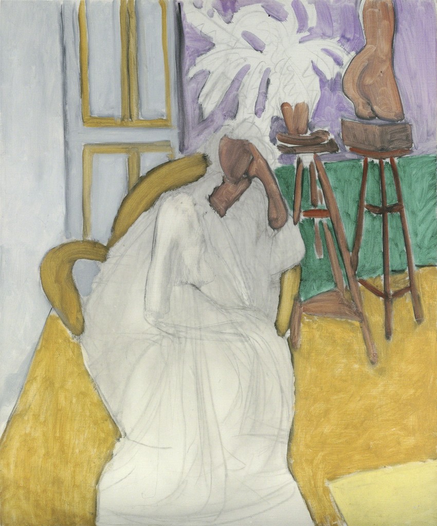 Figure Assise Et Le Torse Grec (La Gandoura) (1939).