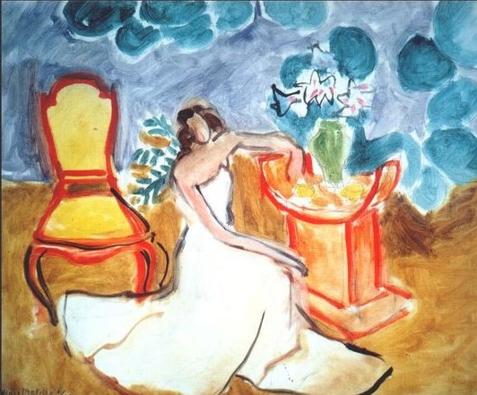 Girl on a White Dress (II) (1941).
