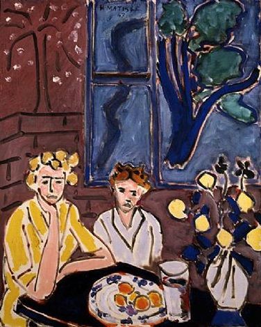 Two Girls, Blue Window (1947).