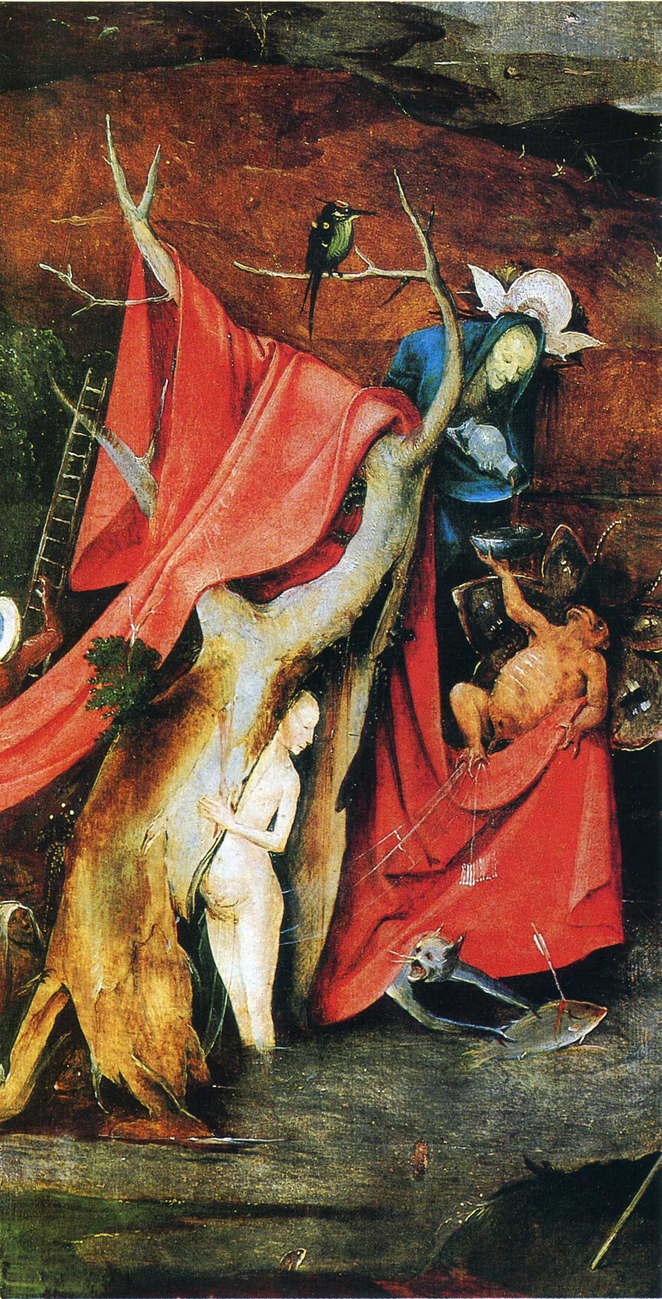 The temptation of St. Anthony (detail) (1500).