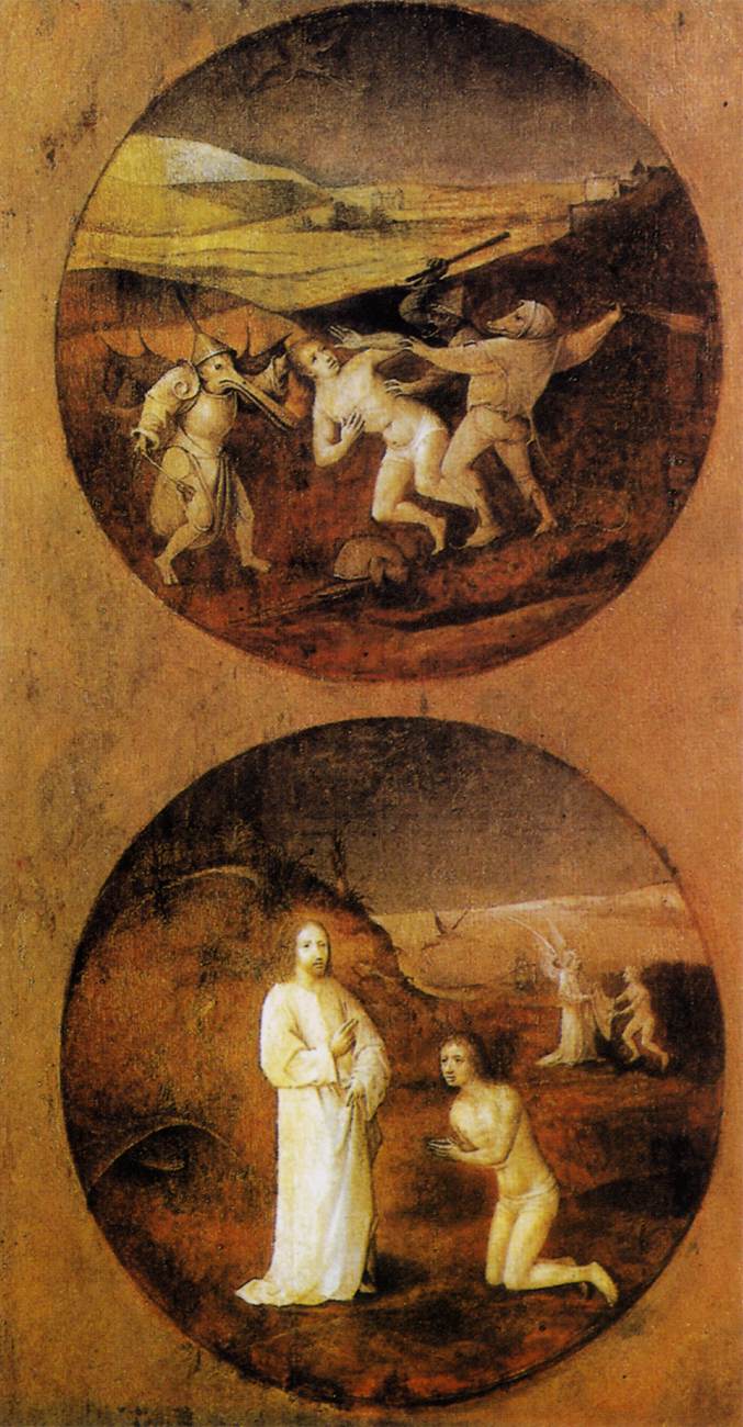 Mankind Beset by Devils (reverse of Noah panel) (1504).