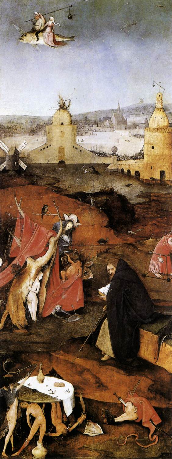 Triptych of Temptation of St Anthony (detail) (1506).