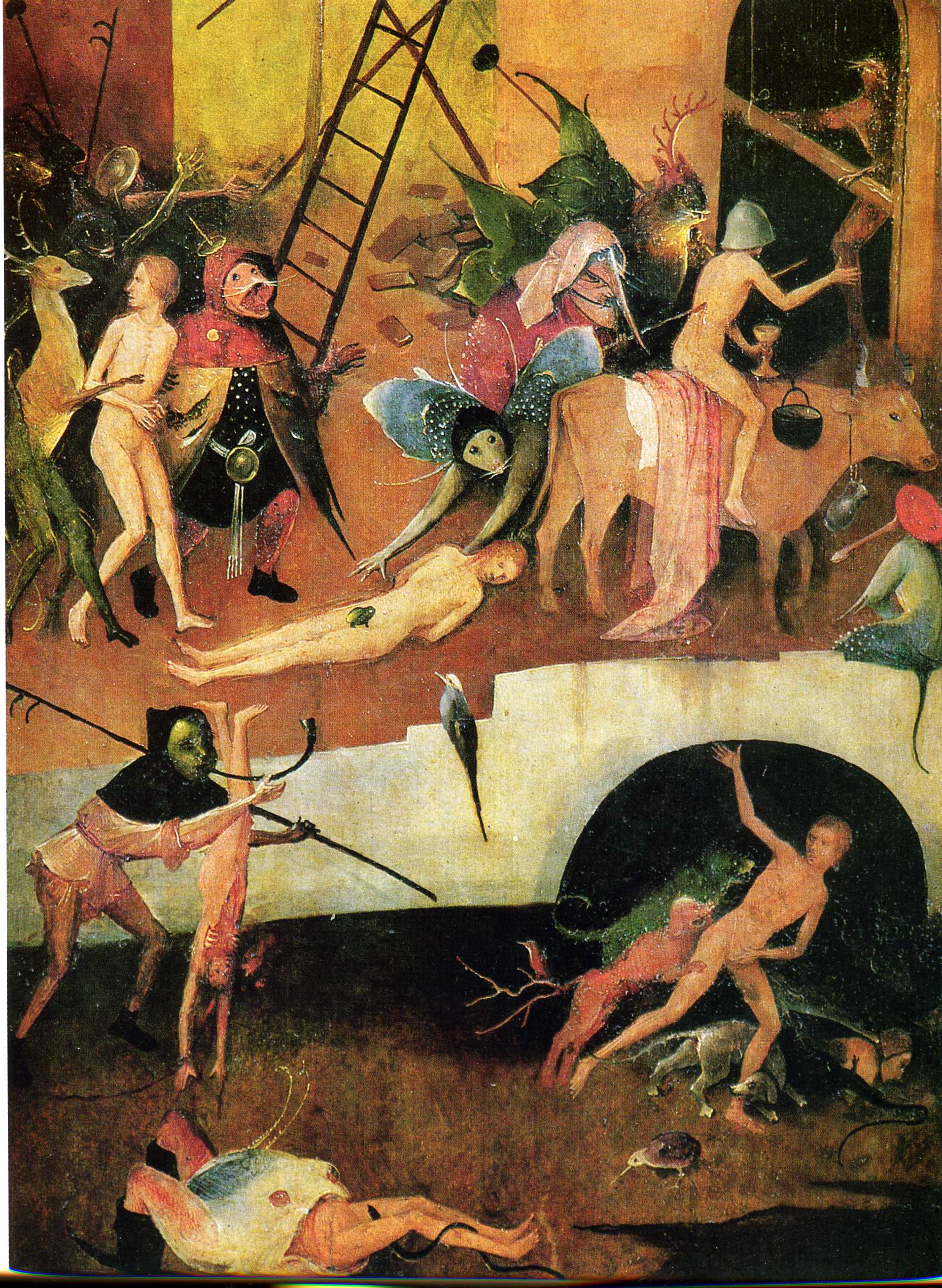 The Haywain Triptych (detail) (1515).