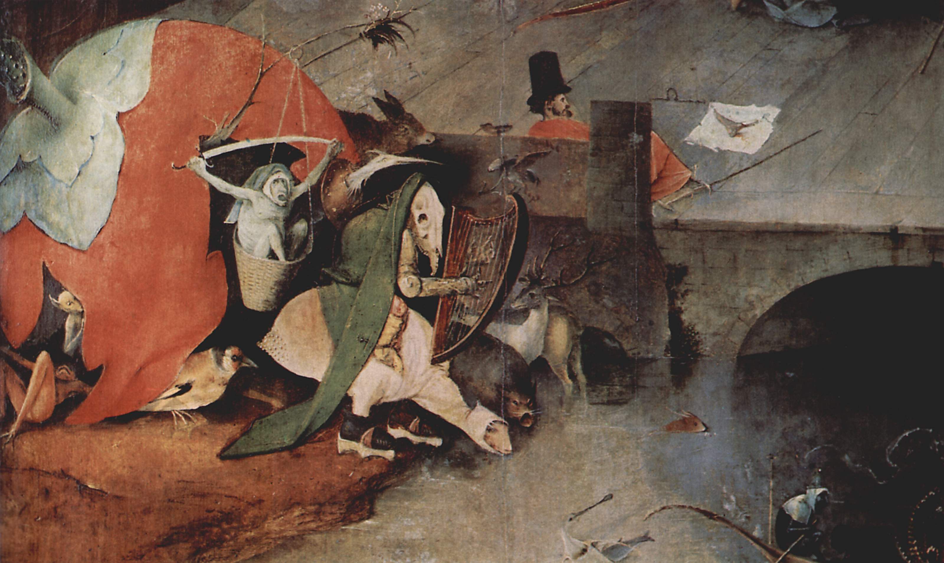 The Temptation of St. Anthony (detail) (1516).