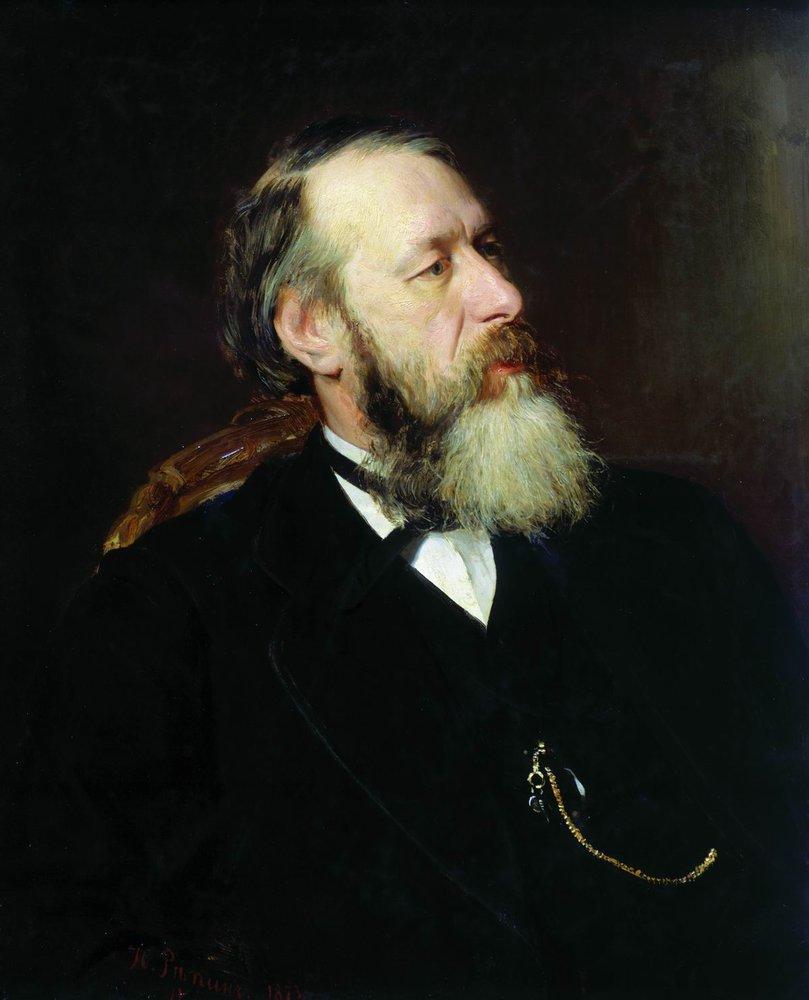Portrait of the Art Critic Vladimir Stasov (1873).