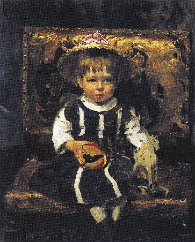 Portrait of Vera Repina (1874).