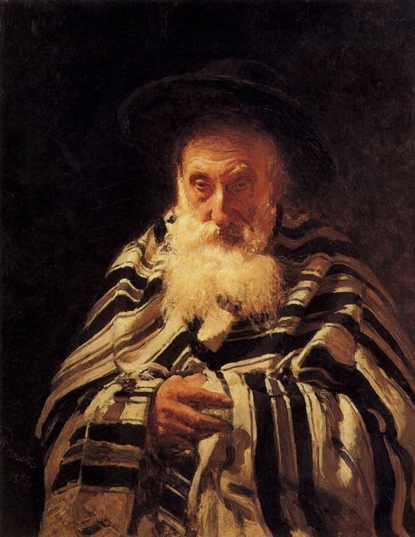 Jew praying (1875).