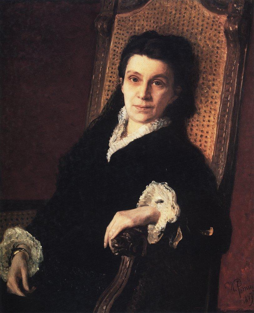 Portrait of Polixena Stasova (1879).