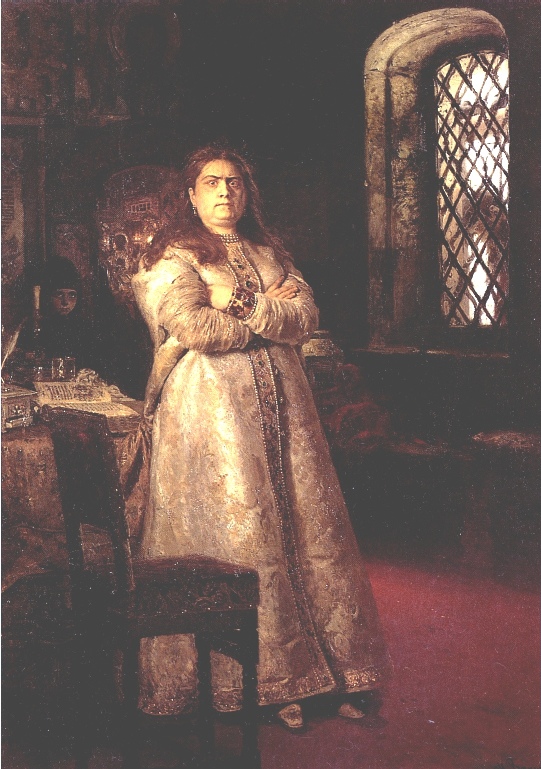 Tsarevna Sophia Alexeevna in the Novodevitchy Convent (1879).