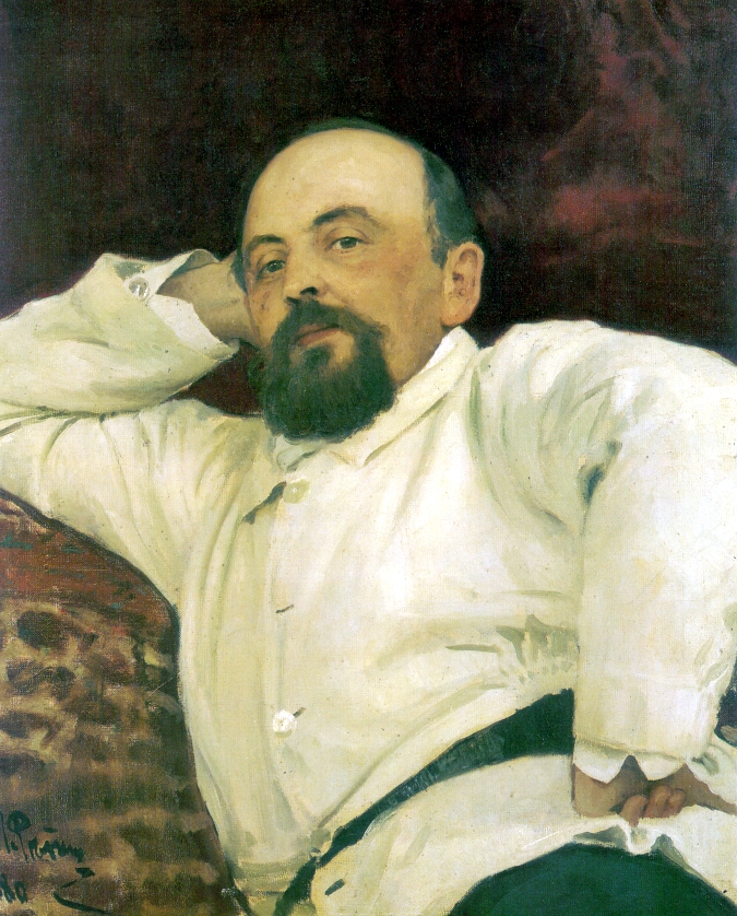 Portrait of Savva Mamontov (1880).