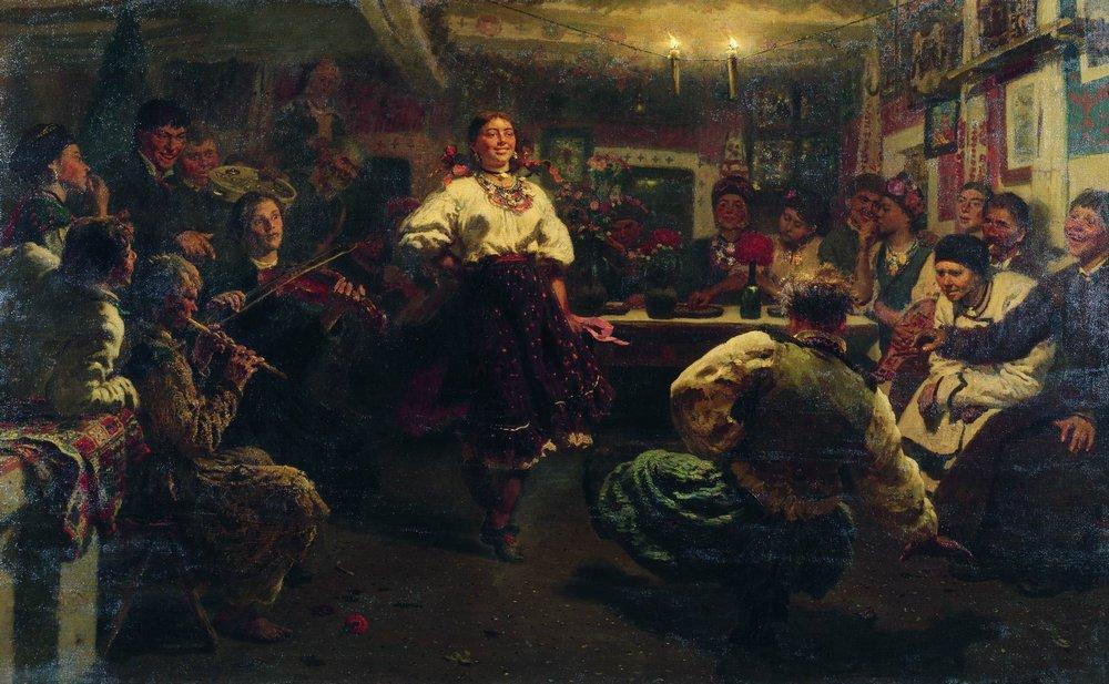 Evening party (1881).