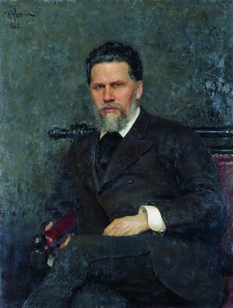 Portrait of the Artist Ivan Kramskoy (1882).