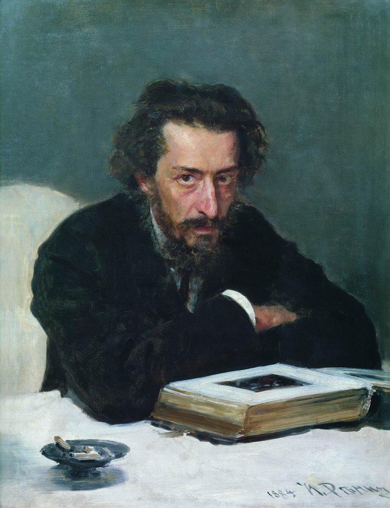 Portrait of composer and journalist Pavel Ivanovich Blaramberg (1884).