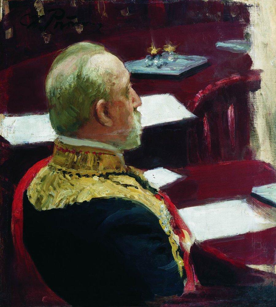 Portrait of Secretary of State, general and member of State Council Mikhail Nikolayevich Galkin-Vraskoi (1903).