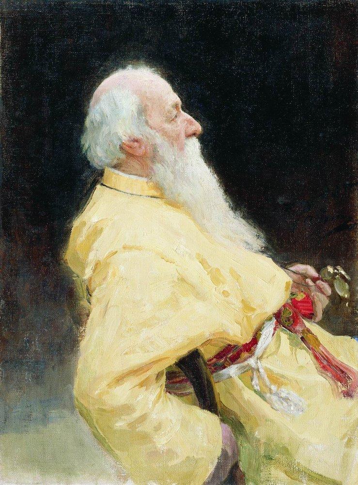 Portrait of V. Stasov (1905).