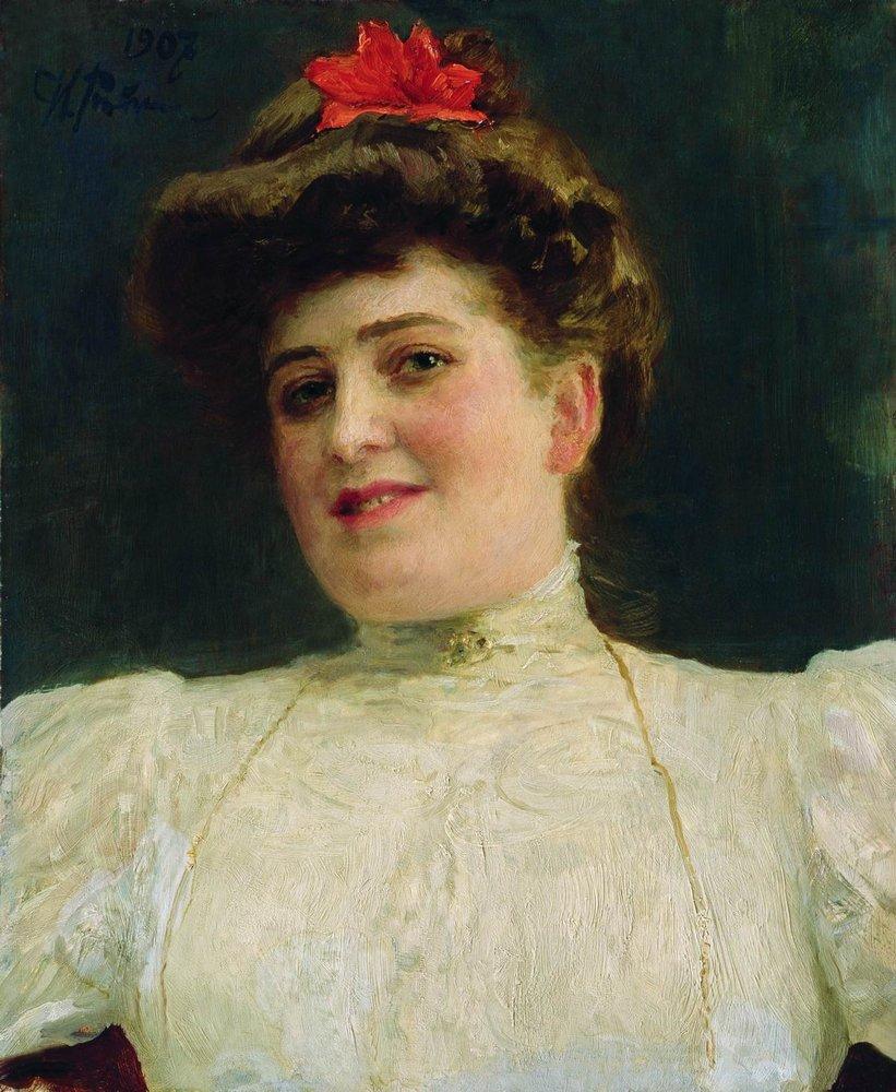 Portrait of a Woman (Olga Shoofs) (1907).
