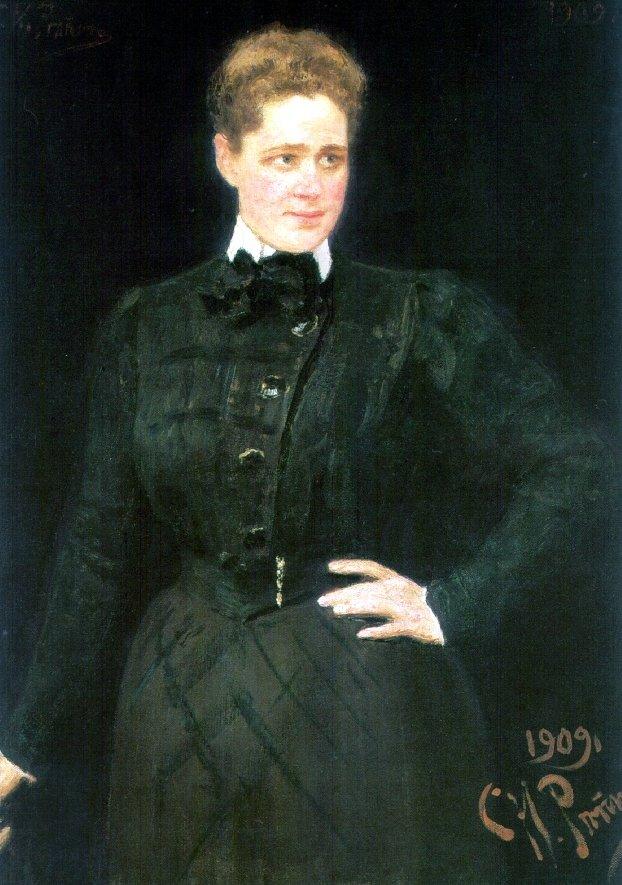 Portrait of countess Sophia Vladimirovna Panina (1909).