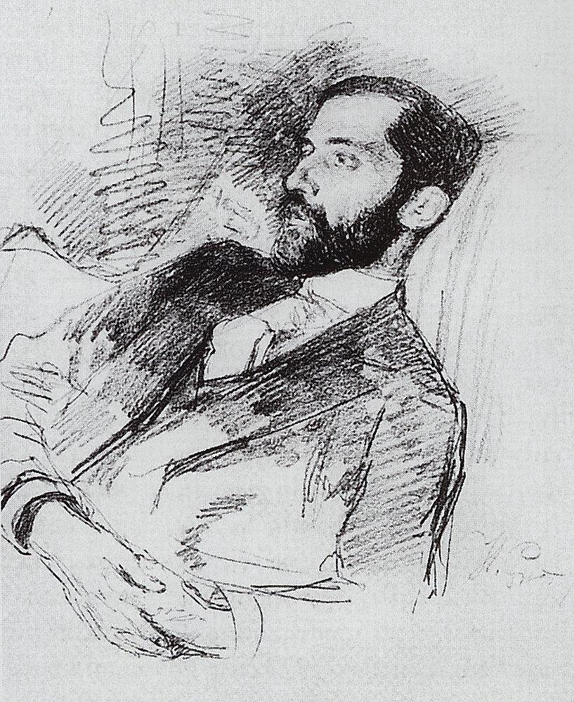 Portrait of Dmitri Sergueyevich Merezhkovsky