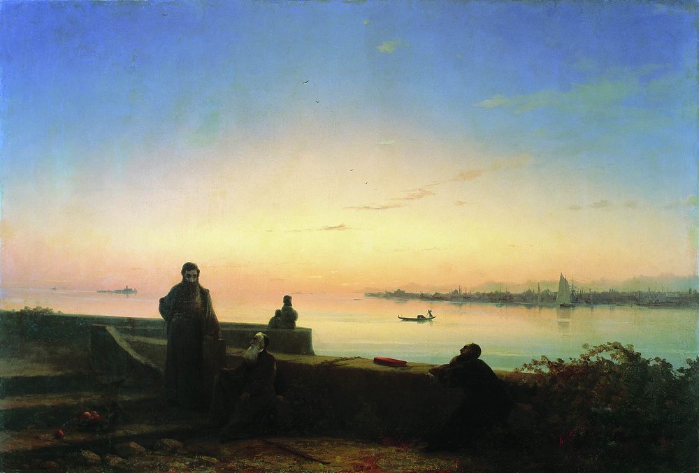 Mhitarists on island of St. Lazarus (1843).
