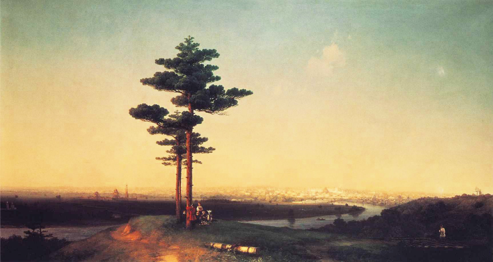 View of Moscow from Sparrow Hills (1851).