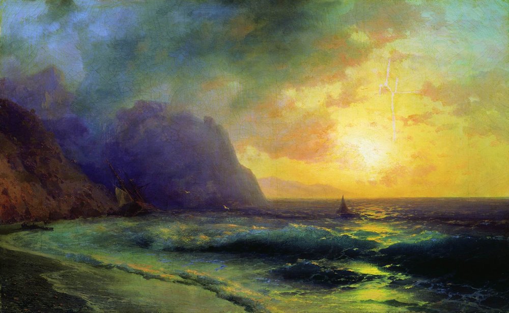 Sunset at Sea (1853).