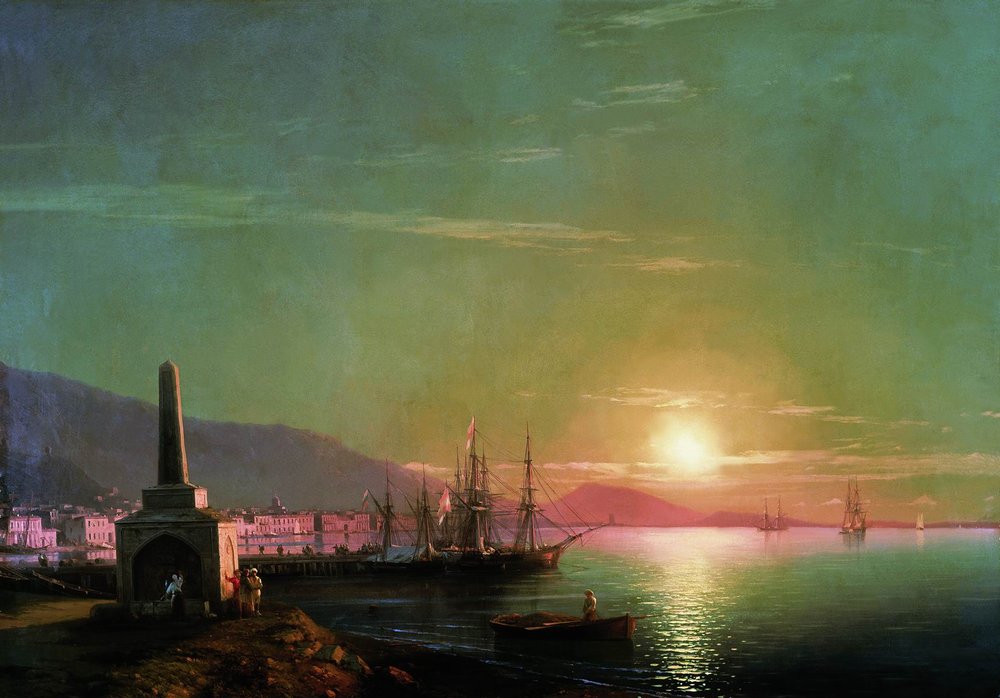 Sunrise in Feodosia (1855).
