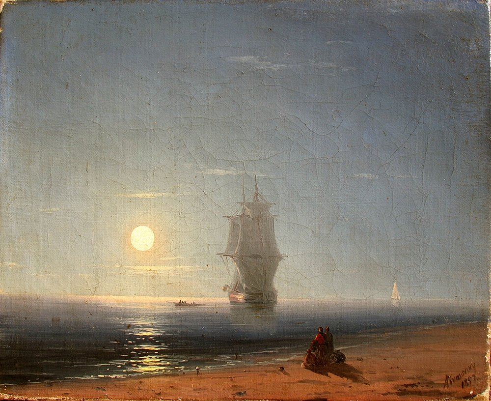 Lunar night (1857).
