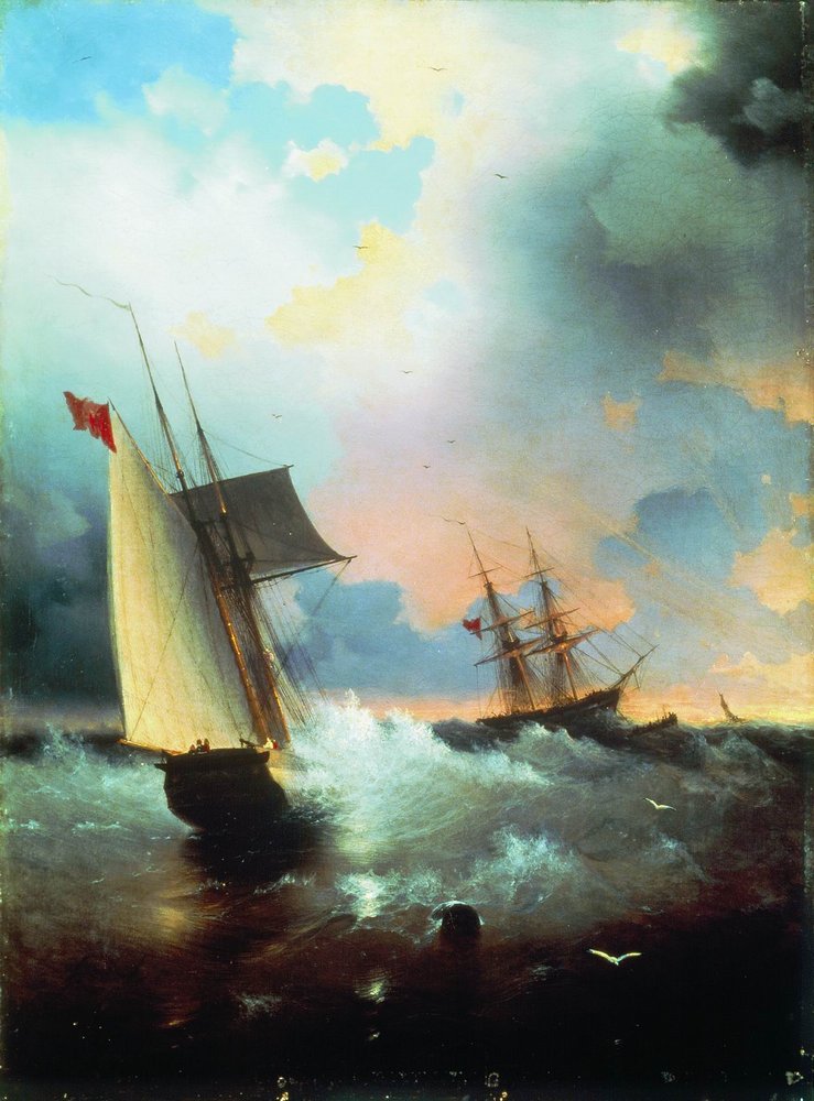 Sailboat (1859).
