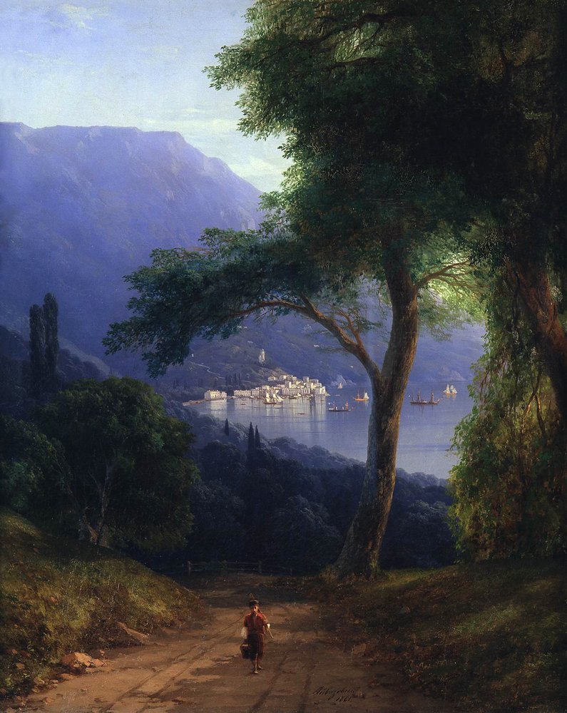 View from Livadia (1861).