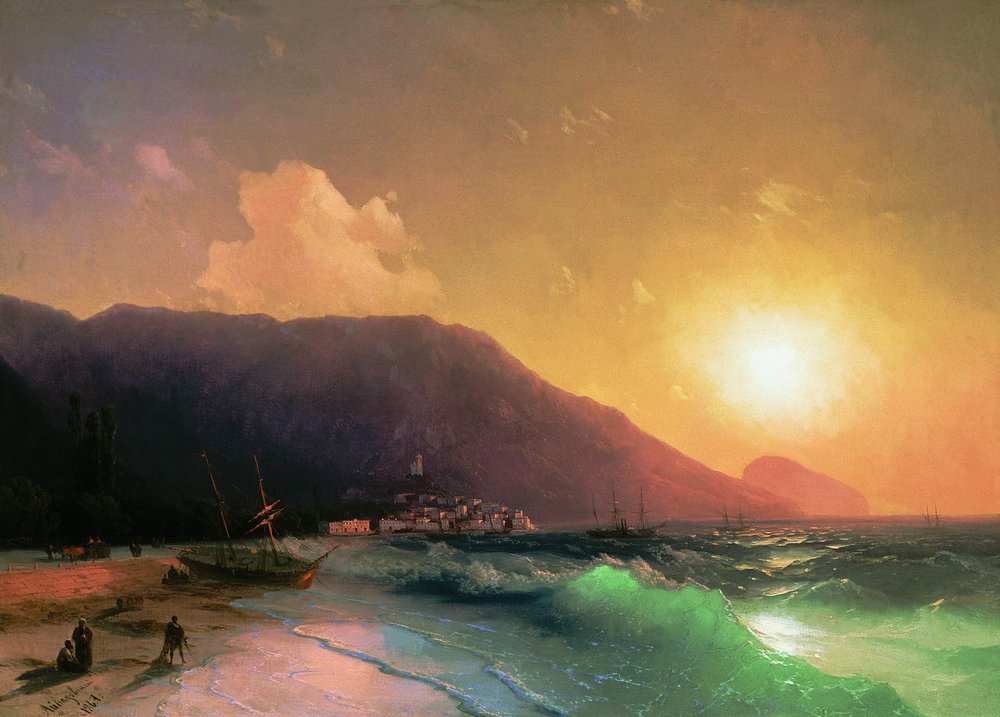 Sea view (1867).