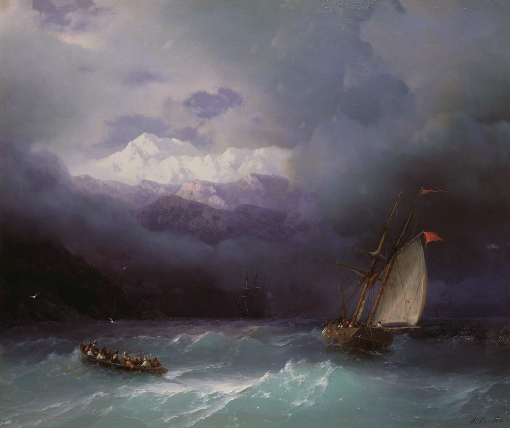 Stormy Sea (1868).