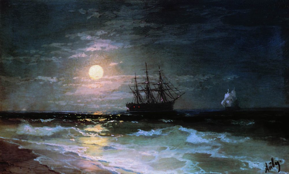 Lunar night (1870).