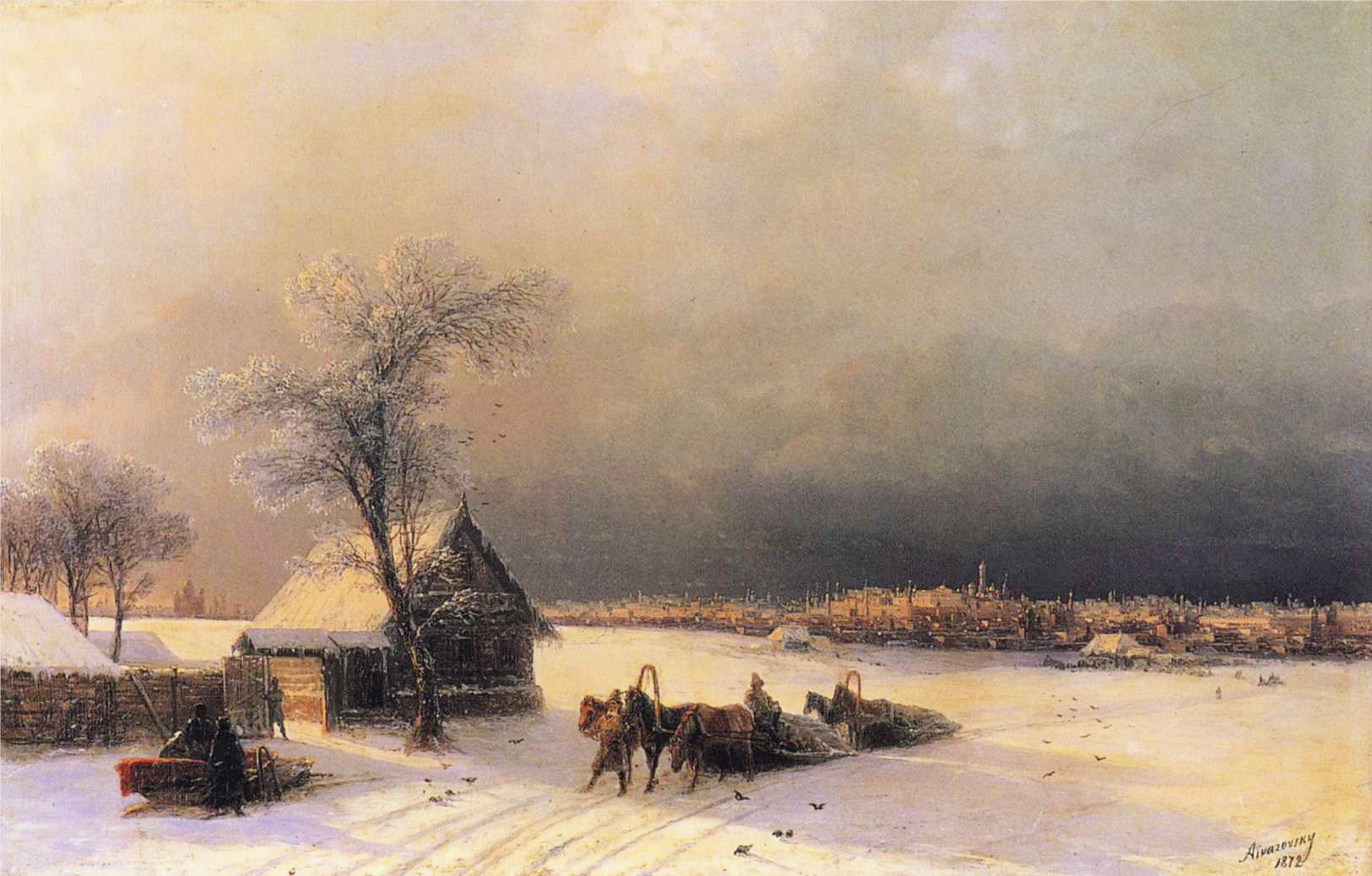 Moscow in Winter from the Sparrow Hills (1872).