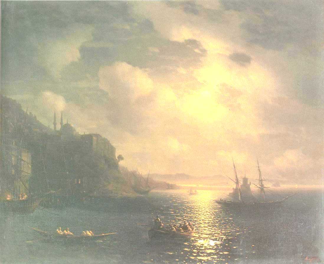 The Bay Golden Horn in Istanbul (1872).