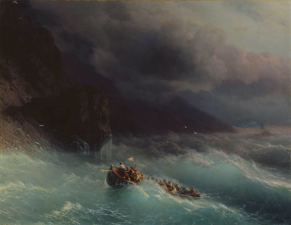 The Shipwreck on Black Sea (1873).