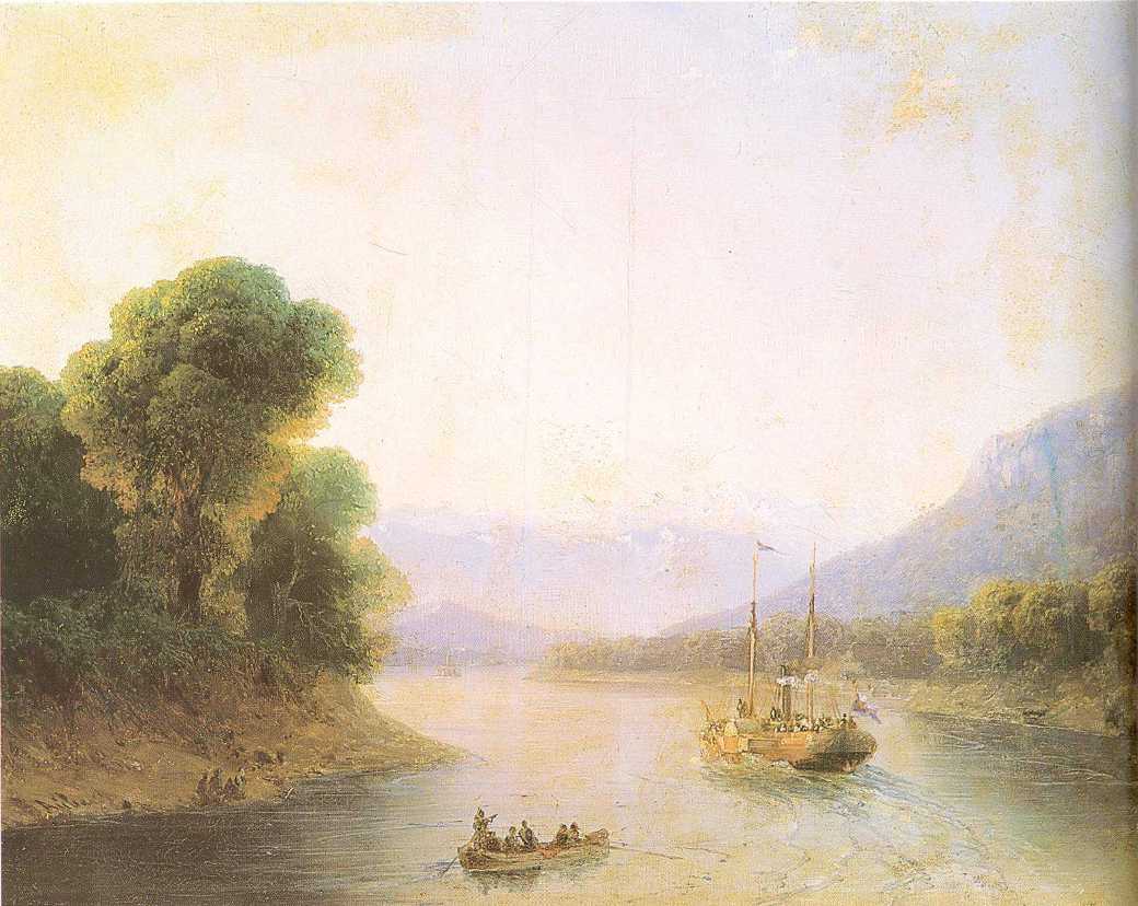 River Rioni. Georgia (1880).