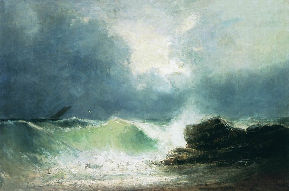 Sea coast. Wave (1880).
