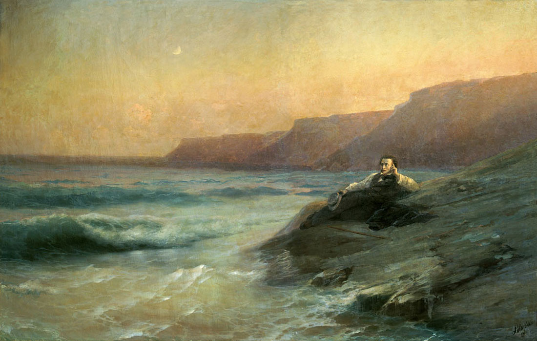 Pushkin on the coast Black Sea (1887).