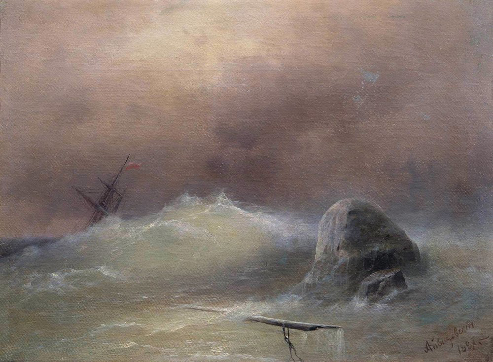 Stormy Sea (1887).