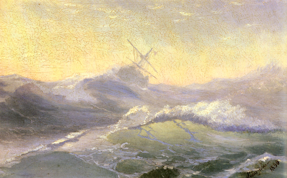 Bracing The Waves (1890).