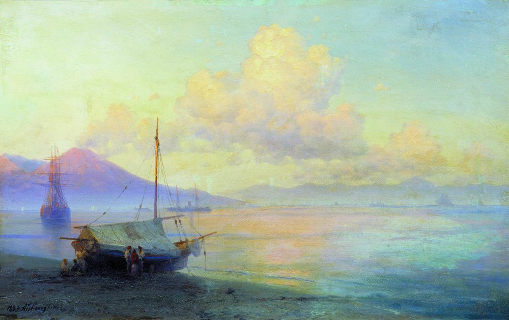 The Bay of Naples in the morning (1893).