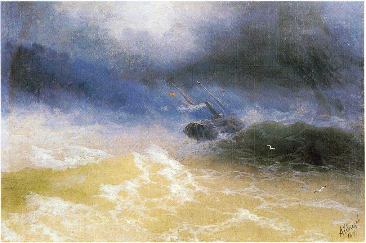 Hurricane on a sea (1899).