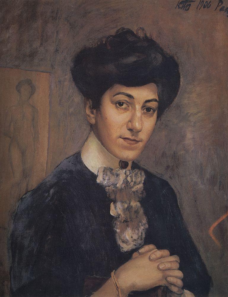 Portrait of the Artist's Wife (1906).