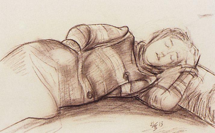 Sleeping Woman (1913).