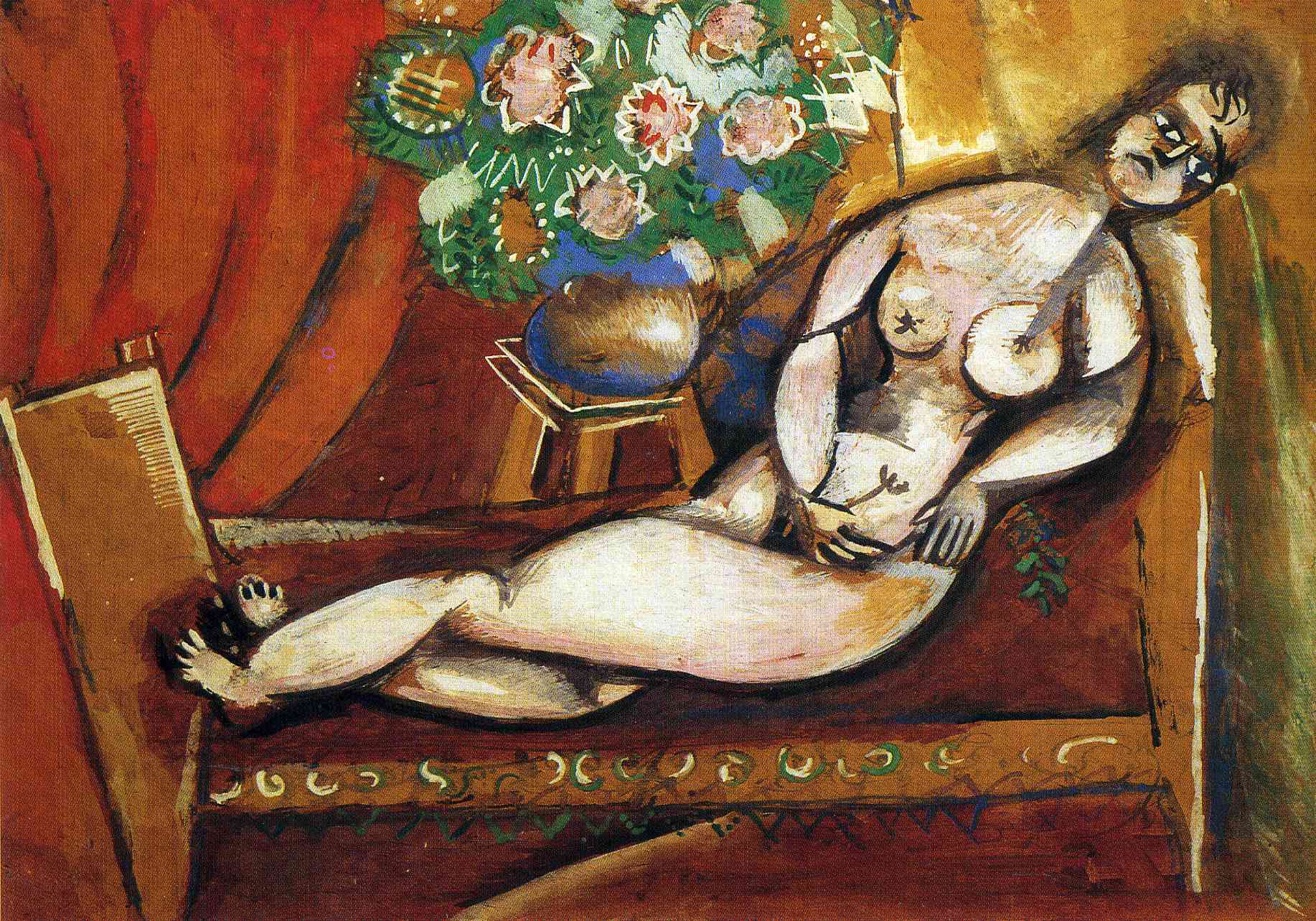 Reclining Nude (1911).
