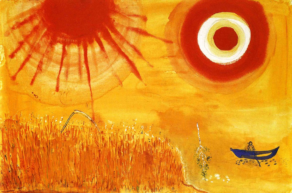 A wheatfield on a summer's afternoon (1942).